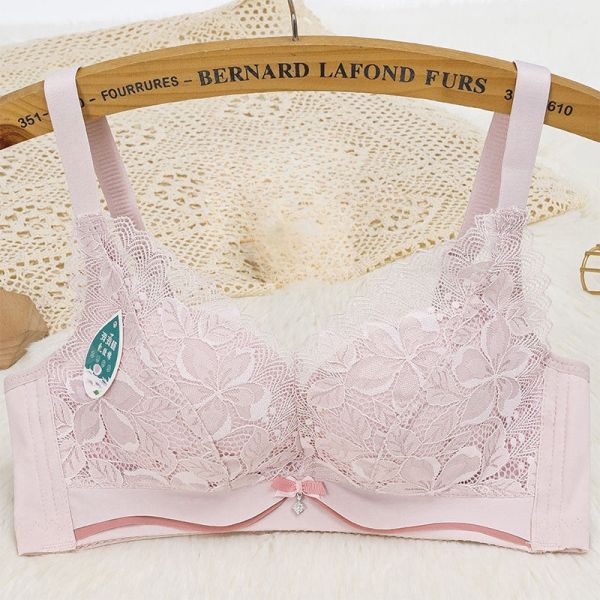 Women Bra Underwear High Quality Comfortable Fashion Design Bra With Lace Wire-Free Wholesale Bra Winter for Women