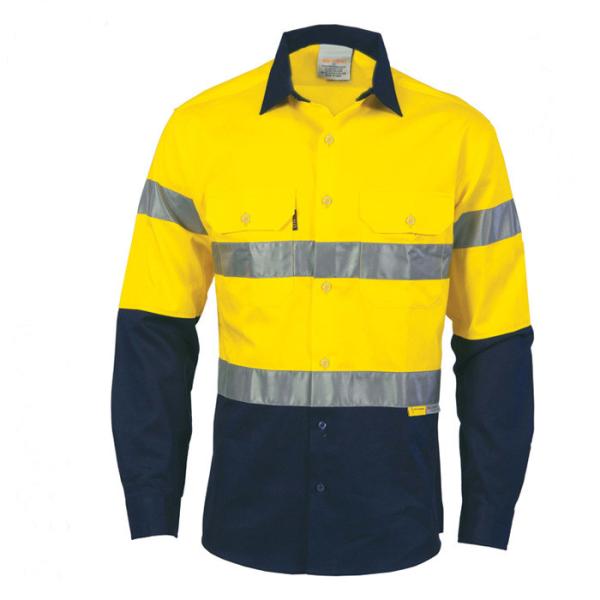 ODM Reflective Safety Shirts Quick Dry Work Construction Reflective Polo Shirts