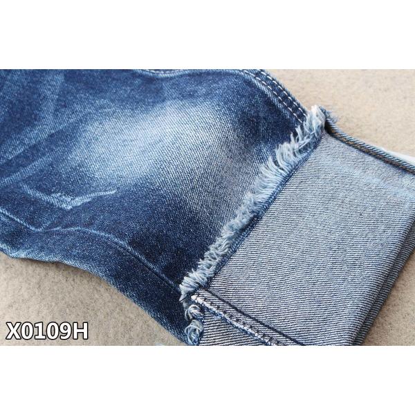 10.6oz Double Layer Cotton Spandex Denim Fabric Weave Soft