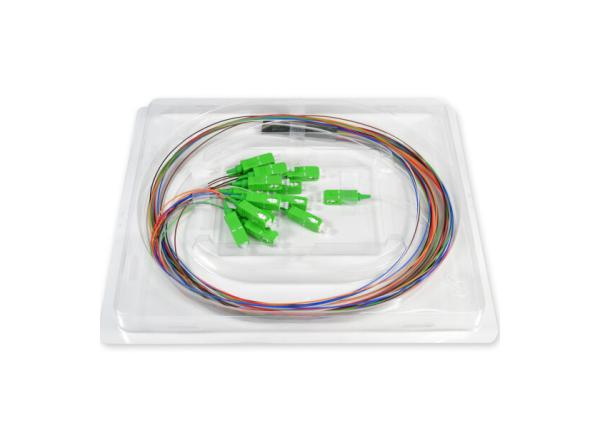 Passive Fiber Optic Splitter , 0.9mm FBT Splitter Good Spectral Uniformity