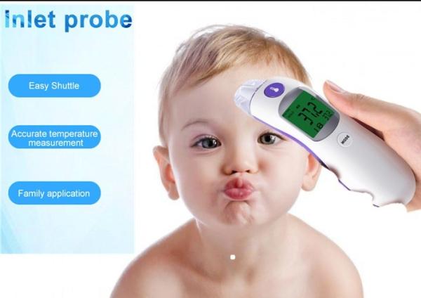 Eco - Friendly Remote Infrared Thermometer / 1.5V Baby Ear Forehead Thermometer