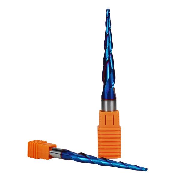 Broca de fresado de punta esférica 1/4 personalizada de alta calidad y bajo precio YingBa, fresa de extremo para fresadora CNC, broca de grabado CNC de carburo