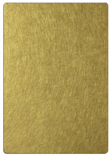 Stainless Steel Matt Vibration Finish In Brass / Black / Champagne Colour