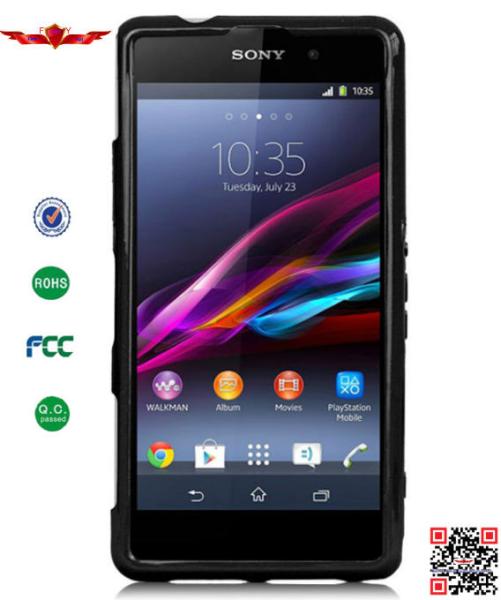 Hot Selling Colorful TPU Cover Case For Sony Xperia Z1 Mini Z1S Soft Durable High Quality