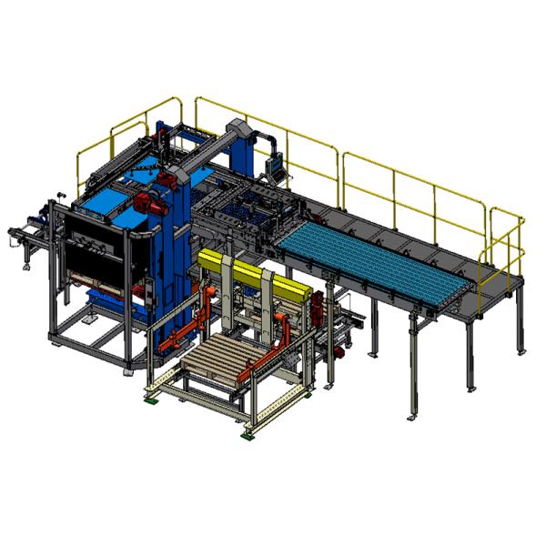 PLC Industrial Full Cans Beverage Palletizer High Speed 15Kw 380V