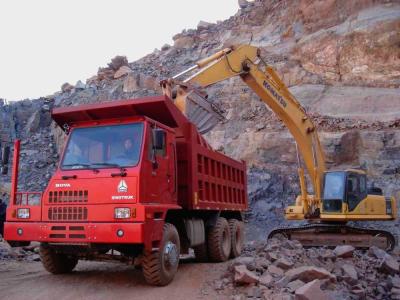 Caminhão basculante de 60 toneladas ZZ5507S3842AJ dos veículos utilitários alemães da mineração da direção