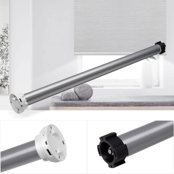 Cortinas de rolo elétricas 12V do motor com fios da cortina de Smart do fio da C.C. 2/jogo tubular motor da máscara
