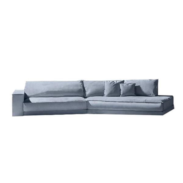En'S Fun Italian Minimalist Nordic Fabric Removable And Washable Living Room L-Shaped Sofa Combination