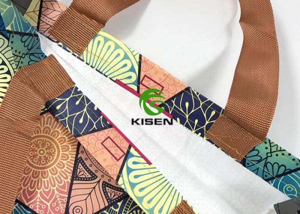 Custom Design Woven Carry Bags Eco Friendly Pp Material Gravure Printing