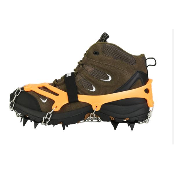 Силикона нержавеющей стали Анти--выскальзывания Crampons Grippers льда всего цепного взбираясь на зима ботинок