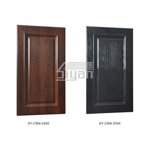 Black Wood Grain Bathroom Vanity Replacement Doors With 3 Years Warranty