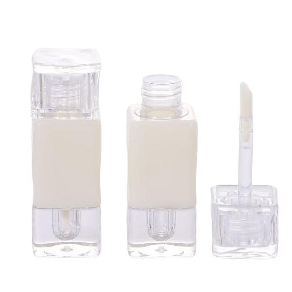 Diamante blanco 2.6ml tubo de esmalte labial con cepillo, el color se puede