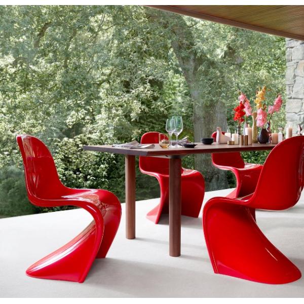 Panton Chair Design furniture S Shape fiberglass ABS restaurant chairs