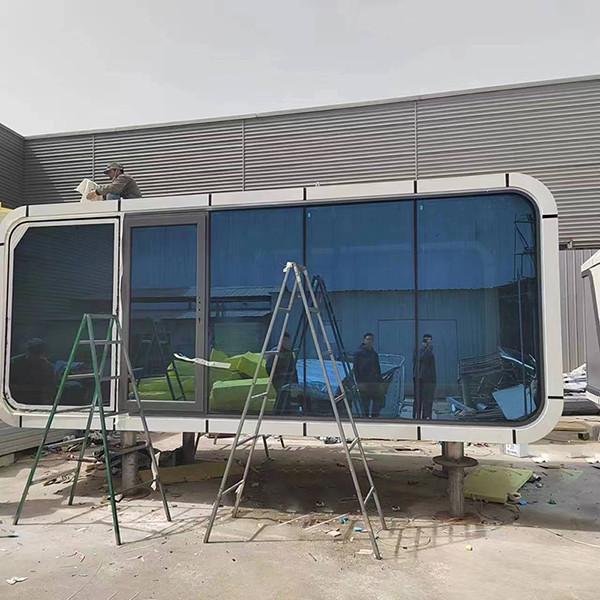 5800 X 2150 X 2500mm Apple Cabins 1 Door Aluminum Alloy