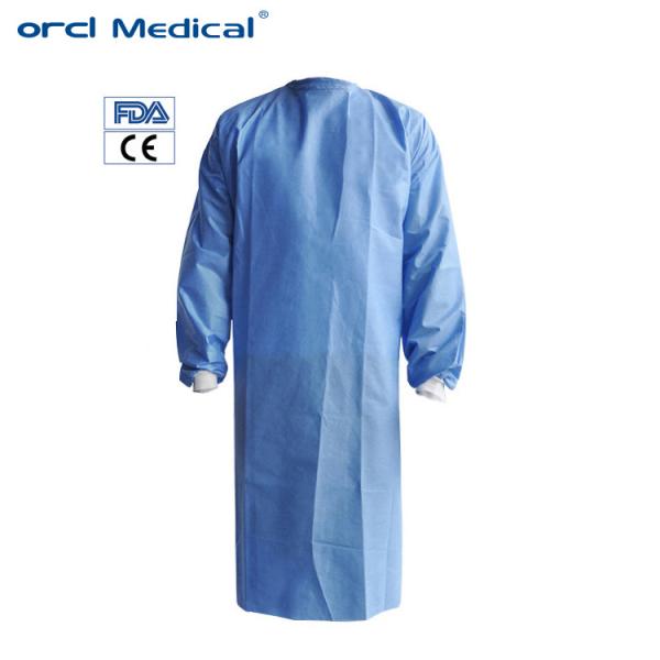 Врач / медсестра Стоматологические одноразовые халаты, Хирургические изоляционные халаты AAMI уровень 1 2 3 4
