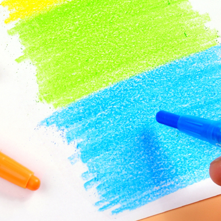 Cheap Price Cartoon Printing 12pcs Twist Crayons for Kids