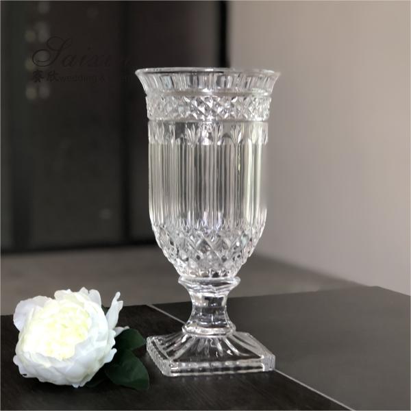 20 дюймов 24 дюймов высокий прозрачный стеклянный ваза украшения свадьбы дома для стола