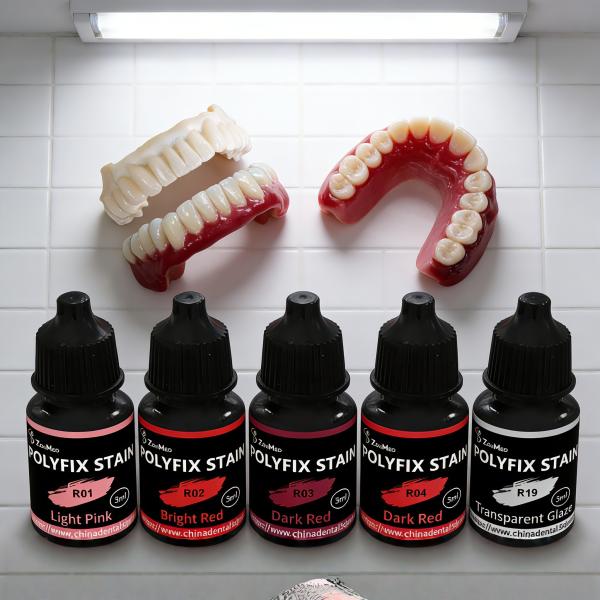 Extremely Simple To Operate Gingiva Shade Guide Set Featuring Flow Properties Designed for Consistent and Gingival Shade Matching
