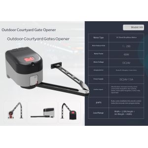 Heavy-duty Side Mount Swing Gate Opener with DC Brushless Motor and Bluetooth Debugging