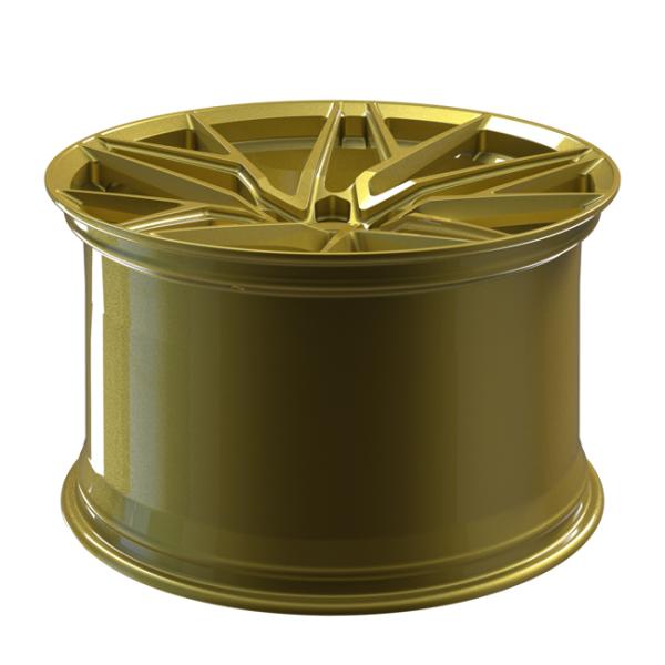 Monoblock выкованный ПК 1 части катит 20 расположенные ступенями дюймами диски спицы золота