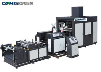 Saco não tecido automático completo da caixa que faz a máquina para o saco laminado da caixa 3D