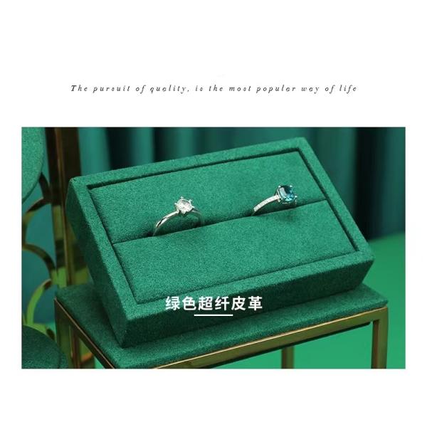 Green Jewelry Organizer Tray Pendant Display Stand Necklace Holder Display