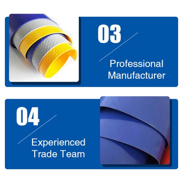 Heavy Duty PVC Inflatable Boat Fabric Industry Waterproof Tarp Material For Awning Tent Truck Cover