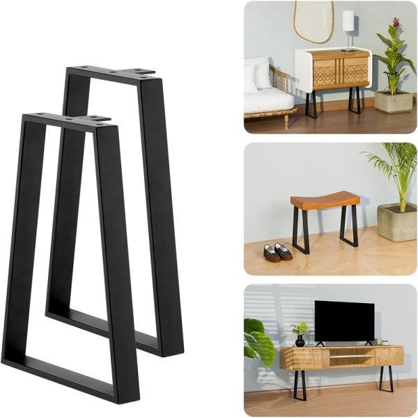 Trapezoidal Furniture Table Legs Ironwork Metal Long and Short Stools Small Coffee Table Stand Coffee Table Feet