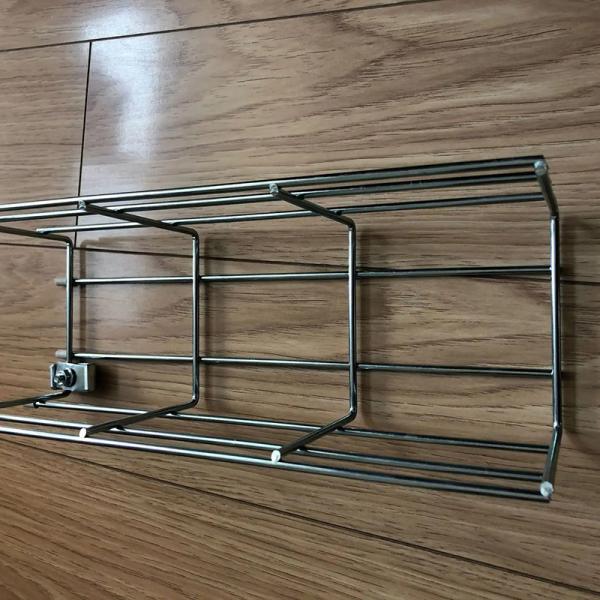 Hot Dip Galvanized Grid Cable Tray With Standard / Customized Bend Radius