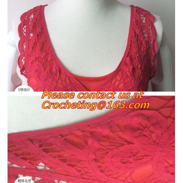 clothing summer Hollow out belt sexy knitted crover up crochet beach dress robe femme sund