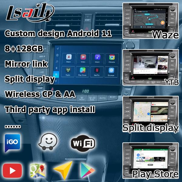 Toyota Crown GRS204 URS206 UZS207 S200 Android беспроводный Carplay Android Auto 8+128GB на базе Qualcomm