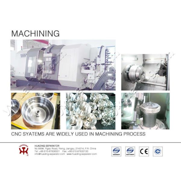 CE Juice Disc Stack Separator Disk Stack Centrifuge For Food Industry