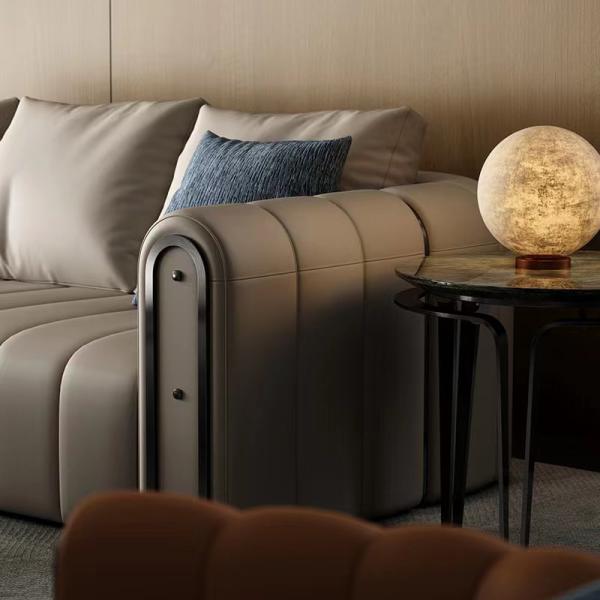 Luz de couro da chave do piano - sala de visitas verde da casa de campo de Sofa Nordic Sofa Bed Hotel