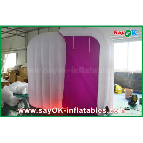 膨脹可能な写真のスタジオ紫色色のドームの膨脹可能なイグルーのテント、膨脹可能なPhotobooth 3mLx2mWx2.3mH