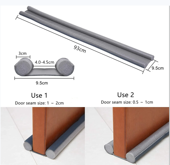 Weatherproof Door Bottom Sealing Strip Guard Stopper Weatherstrip Door Seal Guard Wind Dust