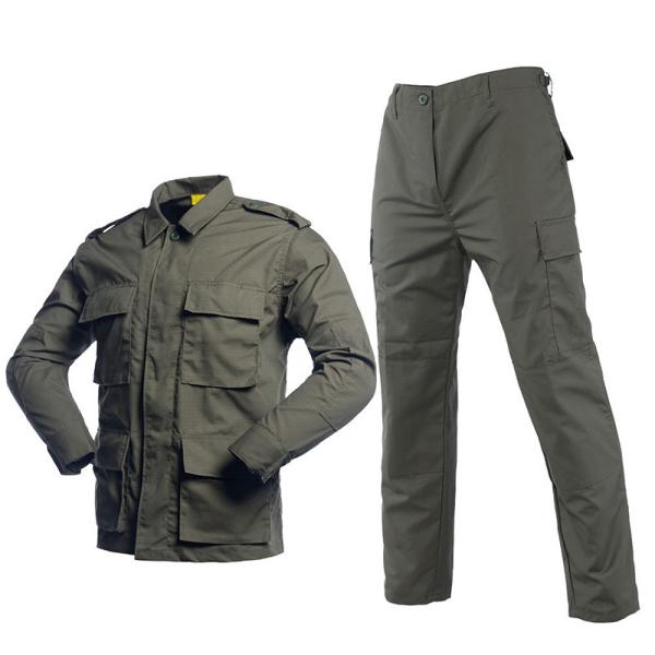 Customized BDU Uniform for Outdoor Training Featuring Woven Fabric and Durable Design