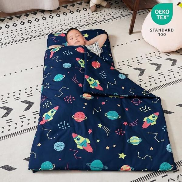 Almohadillas rectangulares preescolares plegables con almohada extraíble