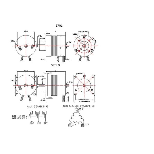 мотор dc nema 23 безщеточный