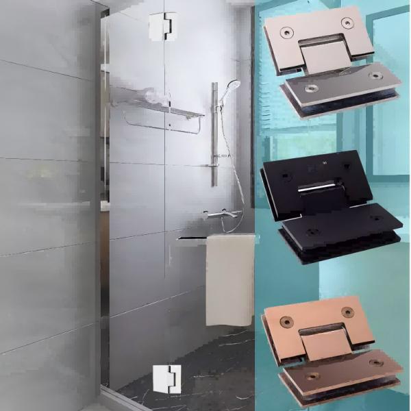 Long Lasting Stainless Steel Shower Hinge Thickened Wear Resistance