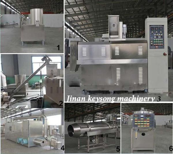Custom Floating Fish Feed Pellet Making Machine , Fish Meal Processing Equipment
