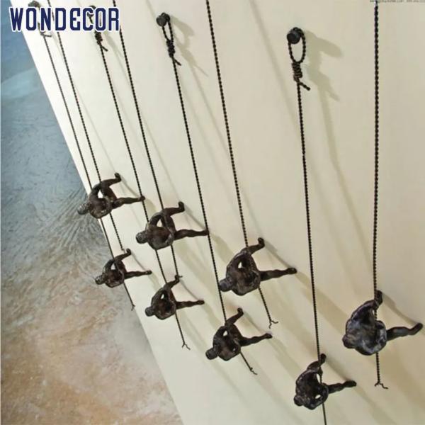 ИНТЕРЕСУЕТ желтым цветом домашней формы подъема скульптуры стены оформления латунной темным