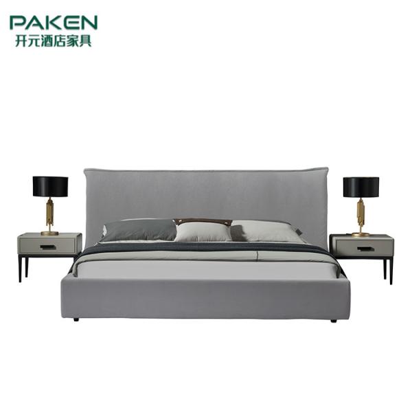 Подгоняйте роскошную мебель спальни мебели виллы & кровать стиля популярного дизайна сжатую