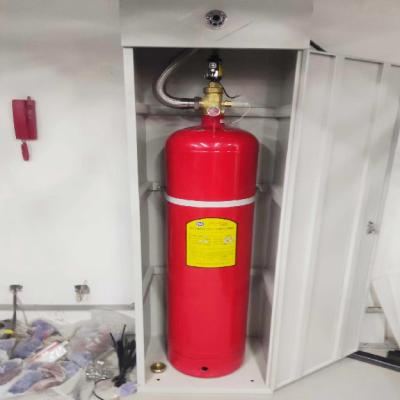 Sistema de extinção de incêndio FM200 com gabinete de arranque automático sem rede de tubulação
