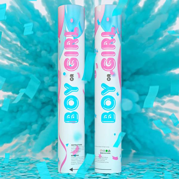 Add a Surprise Element to Your Year Party with Gender Reveal Confetti Powder Cannon