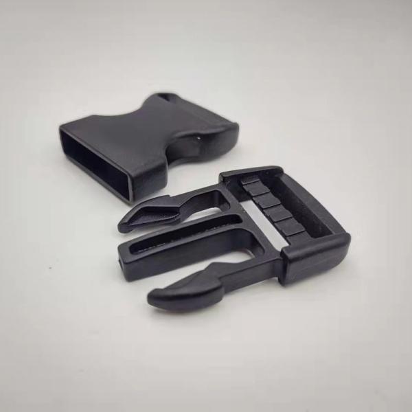Two Side Release Bucke Quick Release Plastice backpack buckle black plastic buckle1