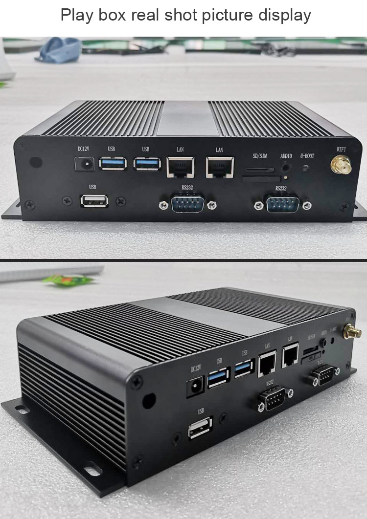 Коробка медиа-проигрывателя WiFi цифров с выходом RK3399 2 HDMI