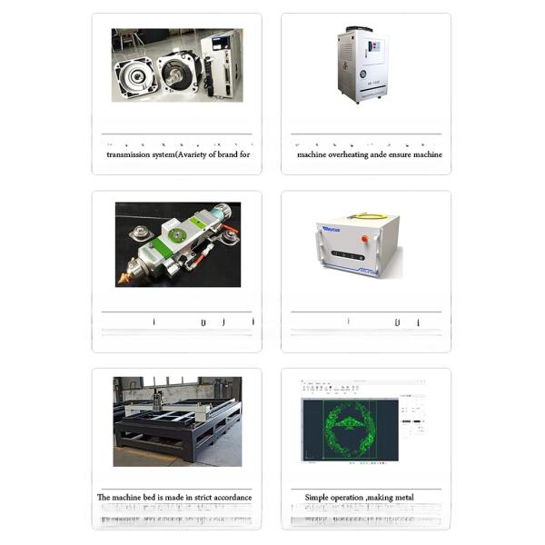 Máquina de corte por láser de fibra de 3 ejes 1000W 2000W 3000W para acero inoxidable