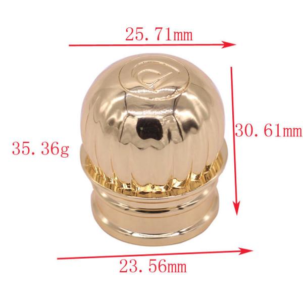 Gold Spraydie Casting 150g Zamak Aluminum Bottle Caps