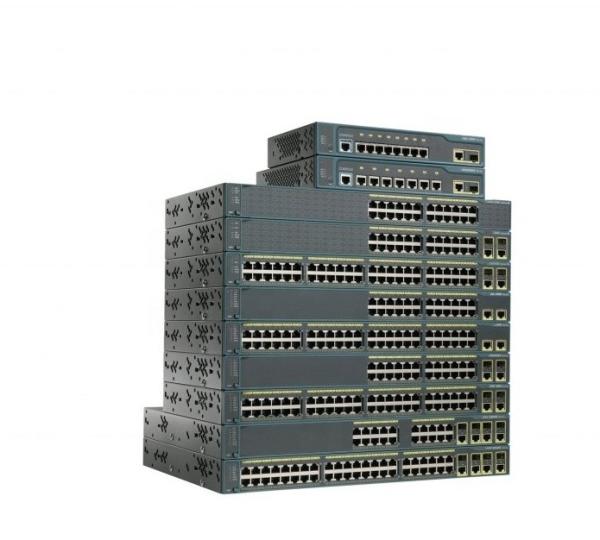 Cisco Catalyst C2960 Plus Commutateur réseau d'entreprise 24 X 10/100 ports Lan Base WS-C2960+24TC-L 2 X 10/100/1000 (RJ45)