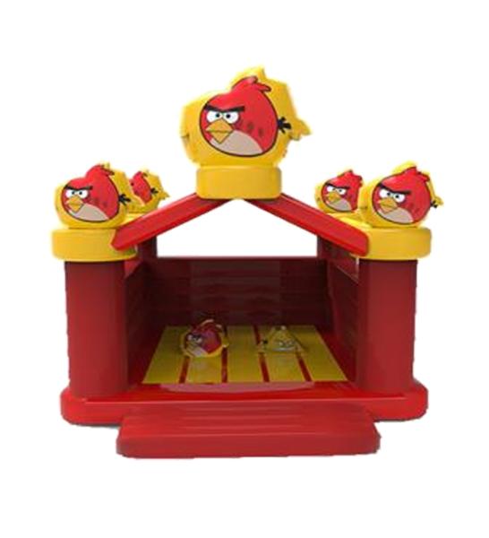 Inflatable Small Size Angry Birds Bouncy Castle For Kids Park